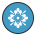 Blue Divider Icon